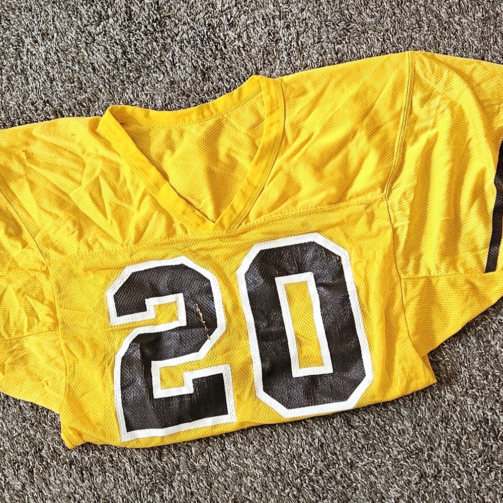WY Cowboys Football Jersey with Number 20 Small